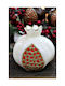 Pomegranate Wax Large Ecru 12.5 X 12cm