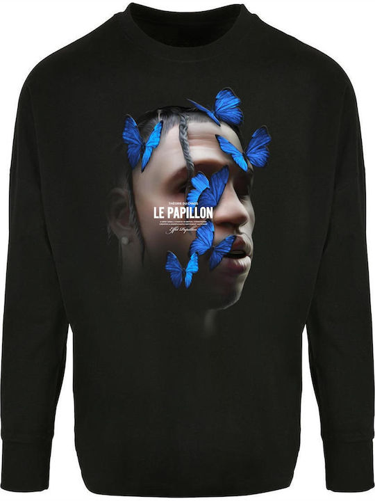Mister Tee Le Papillon T-shirt Black