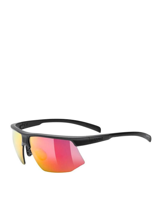 Uvex Unisex Sunglasses with Black Frame and Bla...