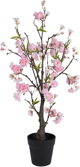 Dekorative Topfpflanze Kirsche Rosa 80cm