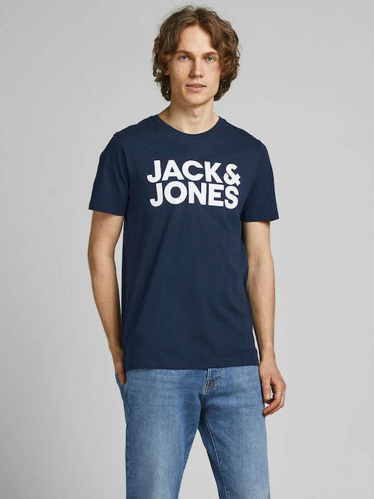 Jack & Jones Tricou Jjecorp Albastru Marin Blazer