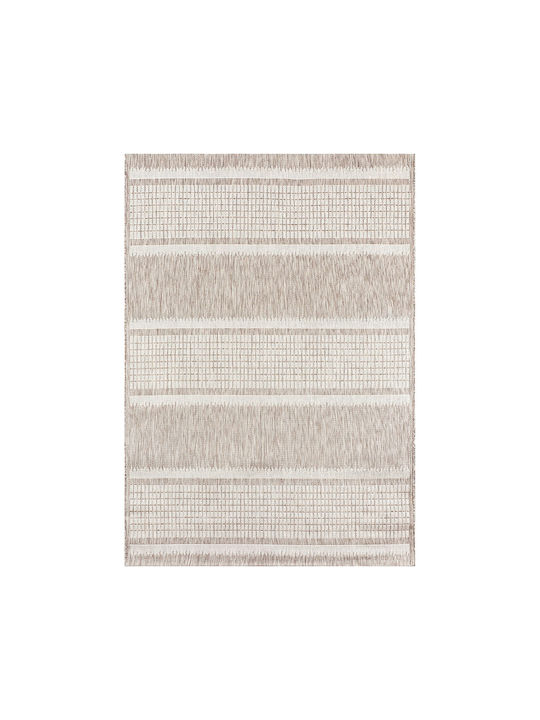 Beauty Home Riviera Art 9782 Modern Bedroom Rug Set Wicker Beige 9782 Set 3 Pieces