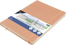 Sketchbook Α4 Old Pink 140gr 160σελ Λαστιχο Σκλ...
