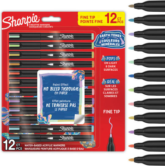 Sharpie Ακρυλικός Μαρκαδόρος Earth Tones