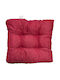Garden Chair Cushion Bamboo Red 50x50cm