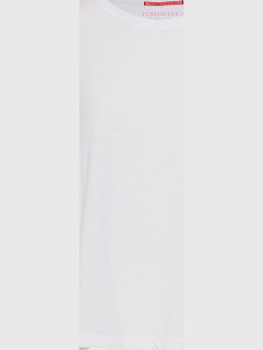Funky Buddha Women's T-shirt White