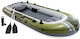 Intex Seahawk 4 Inflatable Boat Green with 2 Paddles & Pump