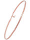 Handmade Rose Gold Plated Silver 925 Choker with Braided Bars