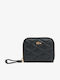 Money Pieces Small Leather Women's Wallet Black