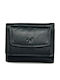 Small Leather Women's Wallet Black