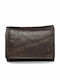 Large Leather Women's Wallet Brown