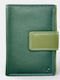 Large Leather Women's Wallet Green