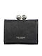 Roosa Rose Small Leather Women's Wallet Black