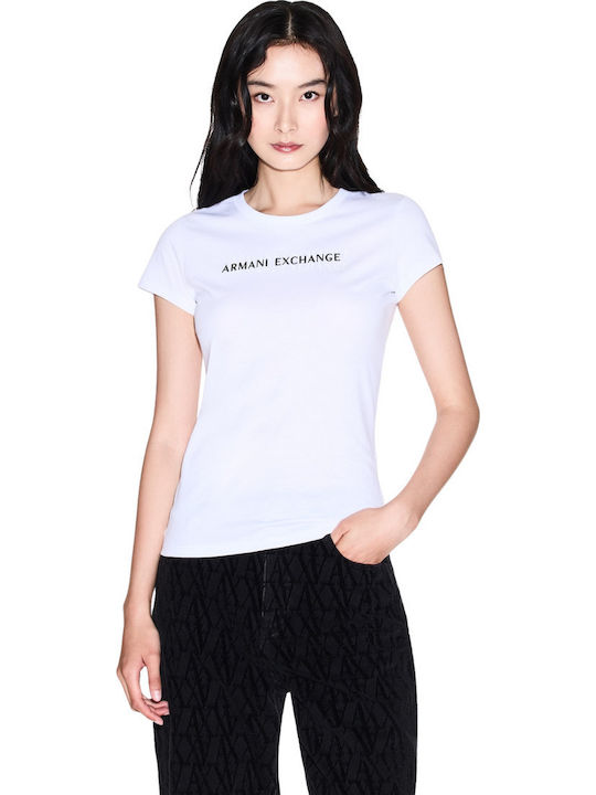 Armani Exchange Damen T-Shirt Weiß