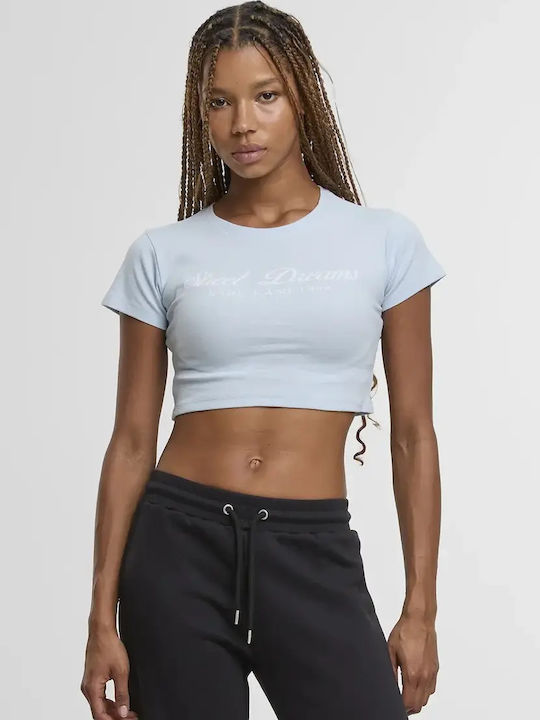 Karl Kani Γυναικείο Crop T-shirt Blue