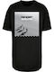 Damen Oversized T-Shirt Schwarz