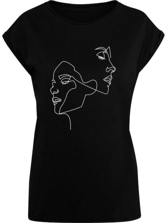 Mister Tee Damen T-shirt Schwarz