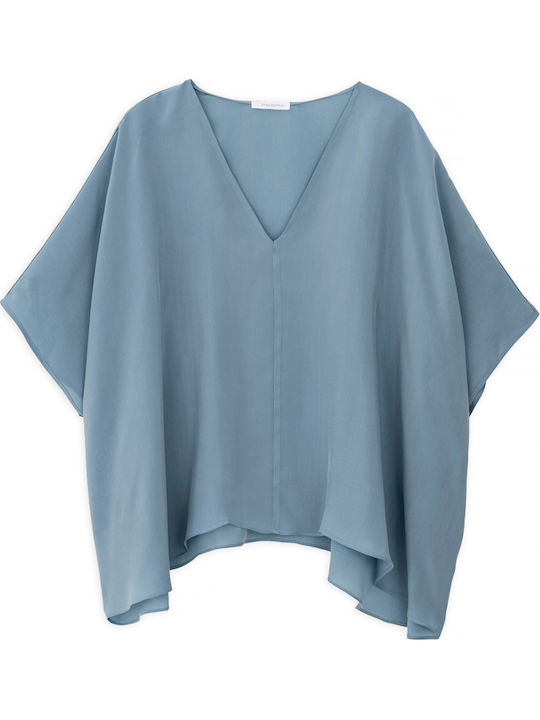 Philosophy Wear Women's Blouse Dusty Blue