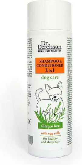 Dr Derehsan Shampoo & Conditioner 2in1 Σκυλους Καθημερινη Φροντιδα Λαμψη 200ml