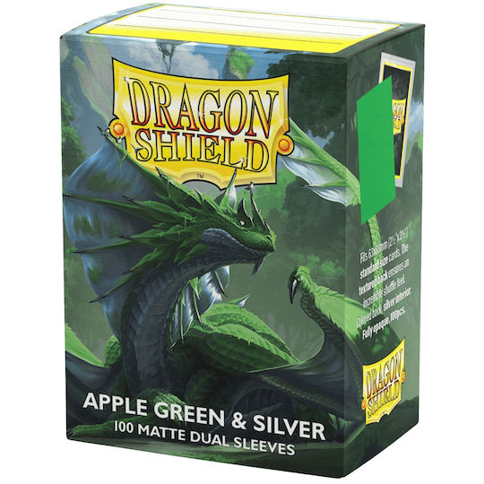 Dragon Shield Matte Dual Card Sleeves Standard Size 100pcs Green