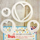 Cookie Cutter Hearts Set 60-20mm X4