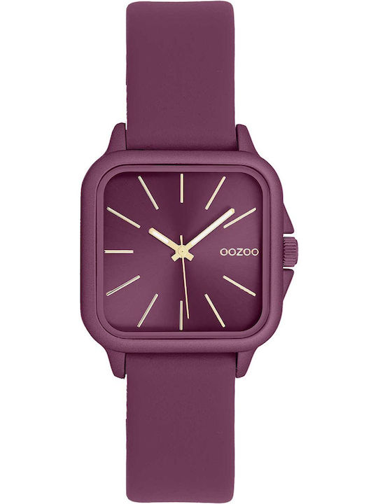 Oozoo Women's Watch 34mm Battery with Burgundy Leather Strap