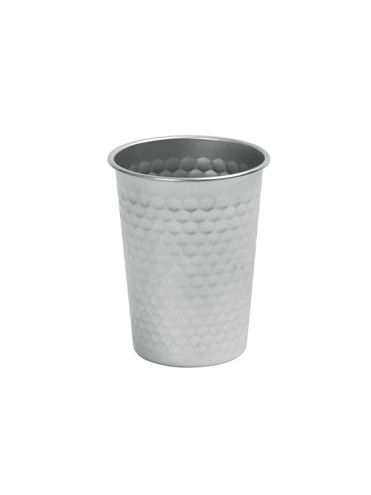 Espiel Snow Set Brillen Wasser aus Inox in Silber Farbe 400ml 6 Stück