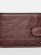 Deri Herrenbrieftasche Braun