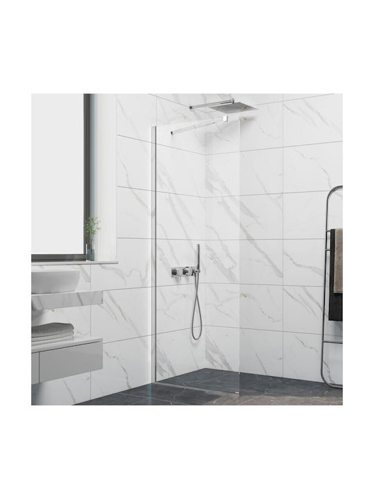 Inter Ceramic 125TR-50C Shower Screen for Shower with Sliding Door 50x200cm Chrome