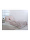 Silk Fashion Coverlet Double Cotton Pink 220x240cm