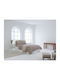 Silk Fashion Silk Fashion Coverlets Set Single Cotton Brown 160x220cm