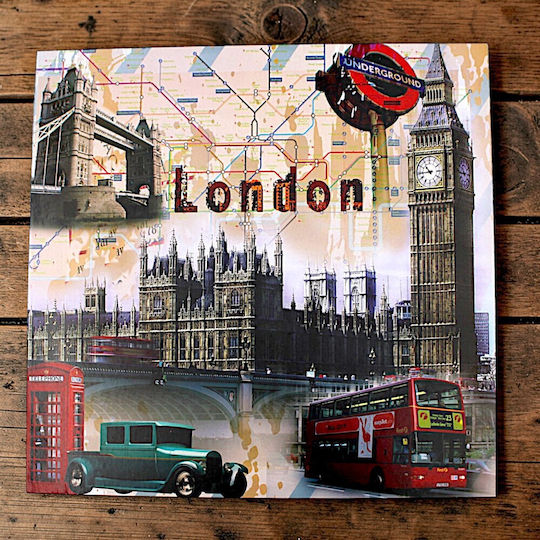 Decorative Wooden Frame London 2dis70