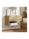 Wooden Brown Bedside Table 46x29.5x30cm
