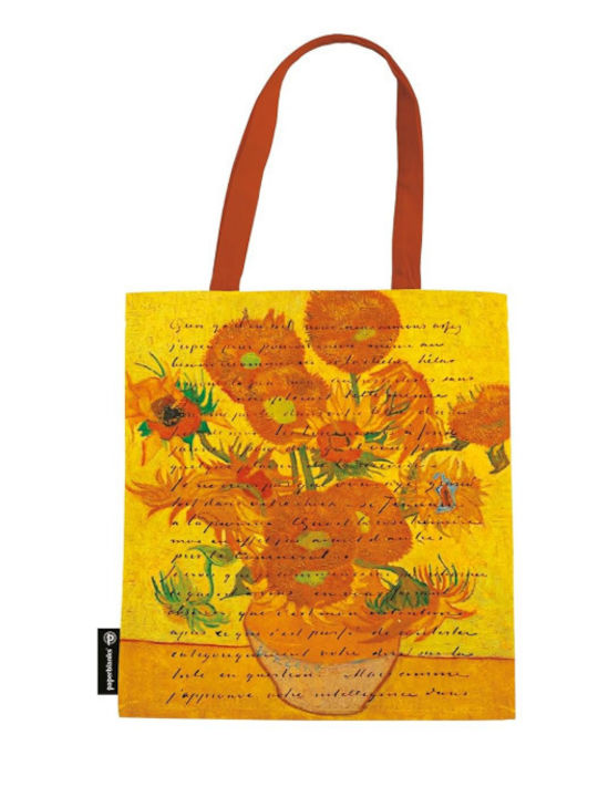 Чанта За Рамо Paperblanks Canvas Bag Van Gogh Sunflowers Embellished Manuscripts Collection 38x38x9см Pa15704