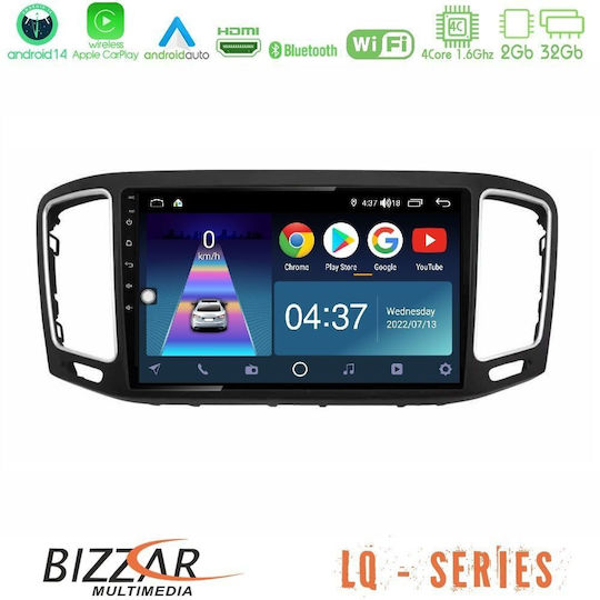 Bizzar Ηχοσύστημα Αυτοκινήτου για Volkswagen Sharan 2015-2023 (Bluetooth/USB/WiFi/GPS/Apple-Carplay/Android-Auto) με Οθόνη Αφής 9"