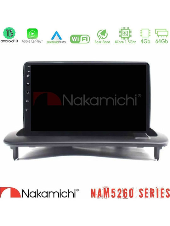 Nakamichi Car Audio System for Volvo S40 C30 C70 2006-2013 with Touch Screen 9" Bluetooth USB AUX Wi-Fi GPS Apple CarPlay Android Auto