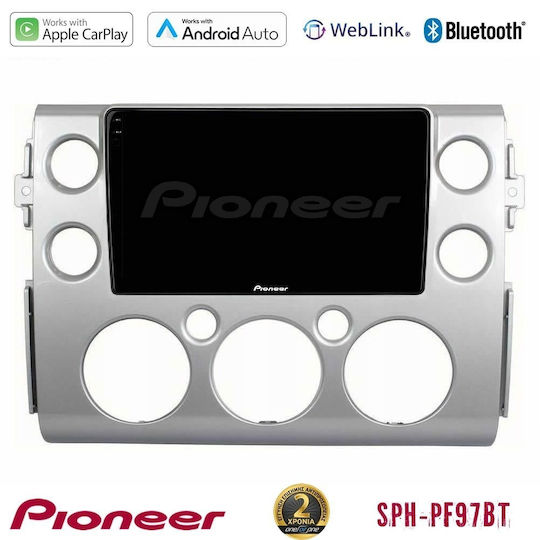 Pioneer Car Audio System for Toyota FJ 2007-2014 Bluetooth USB AUX WiFi GPS Apple CarPlay Android Auto with 9" Touch Screen