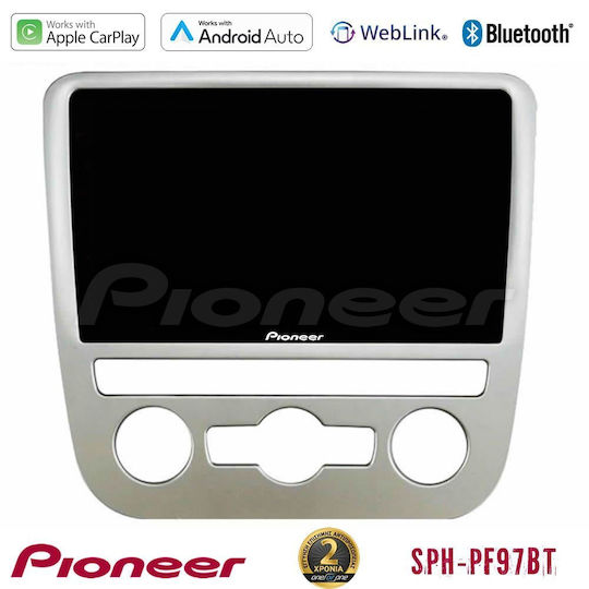 Pioneer Ηχοσύστημα Αυτοκινήτου για Volkswagen Scirocco 2008 – 2014 με A/C (Bluetooth/USB/AUX/WiFi/GPS/Apple-Carplay/Android-Auto) με Οθόνη Αφής 9"