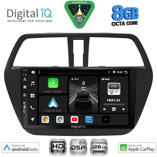 Digital IQ Ηχοσύστημα Αυτοκινήτου για Suzuki SX4 S-Cross 2014-2021 (Bluetooth/USB/WiFi/GPS/Apple-Carplay/Android-Auto) με Οθόνη Αφής 9"