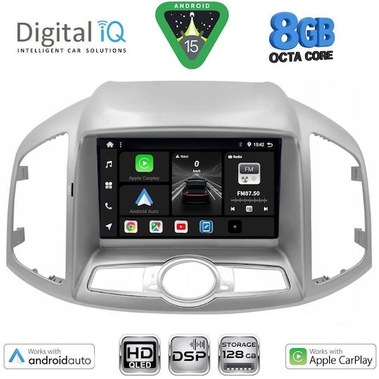 Digital IQ Ηχοσύστημα Αυτοκινήτου για Chevrolet Captiva 2012-2018 (Bluetooth/USB/WiFi/GPS/Apple-Carplay/Android-Auto) με Οθόνη Αφής 9"
