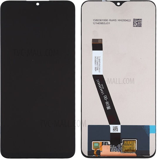 Οθόνη με Μηχανισμό Αφής για Xiaomi Redmi 9 (Μαύρο)
