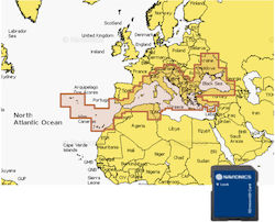 Charts Navionics + Mittelmeer & Schwarzes Meer Microsd Naeu643 Groß