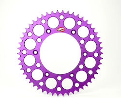 Renthal Rear Aluminum Sprocket 428 Purple 50 Teeth 441u-428-50gppe