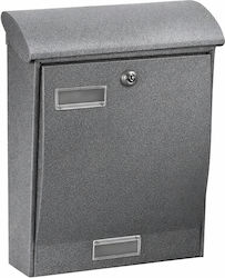 Gian Briefkasten Für Draußen Metallisch In Grau Farbe 33.2x24cm