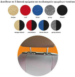 Force Car Seat Covers Set 2 Pieces Towel Red