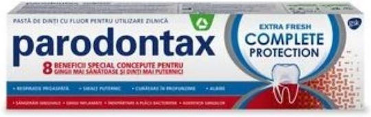 Parodontax Complete Extra Fresh Паста за Зъби за Избелване и Зъбна Плака 75ml