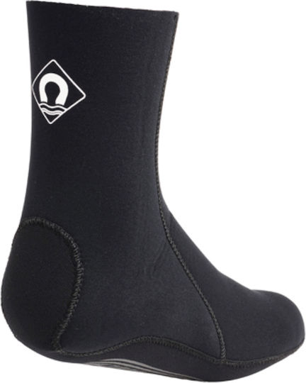 3D Shaped Sailing Boots Black