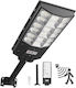 Vevor Solar Street Light 12W 900lm with Motion Sensor Photocell and Remote Control IP65