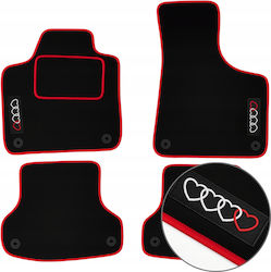 Me Premium Set Față și Spate Covoare Auto 4 Bucăți Pentru Audi A3 2003-2013 Negre