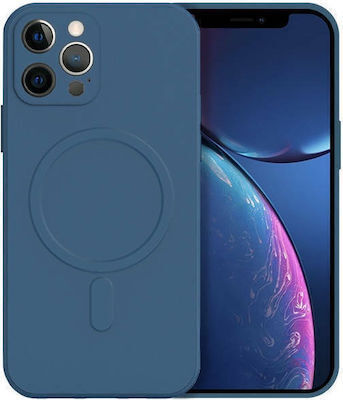 Mag Cover Back Cover Σιλικόνης Μπλε Iphone 14 Pro Max